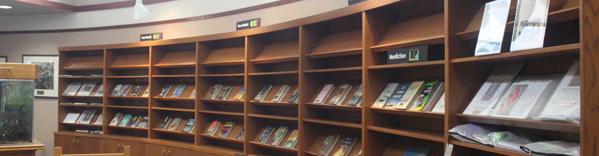 New Book Shelf Section for Fontana Library